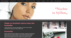 Desktop Screenshot of deekosmetika.cz